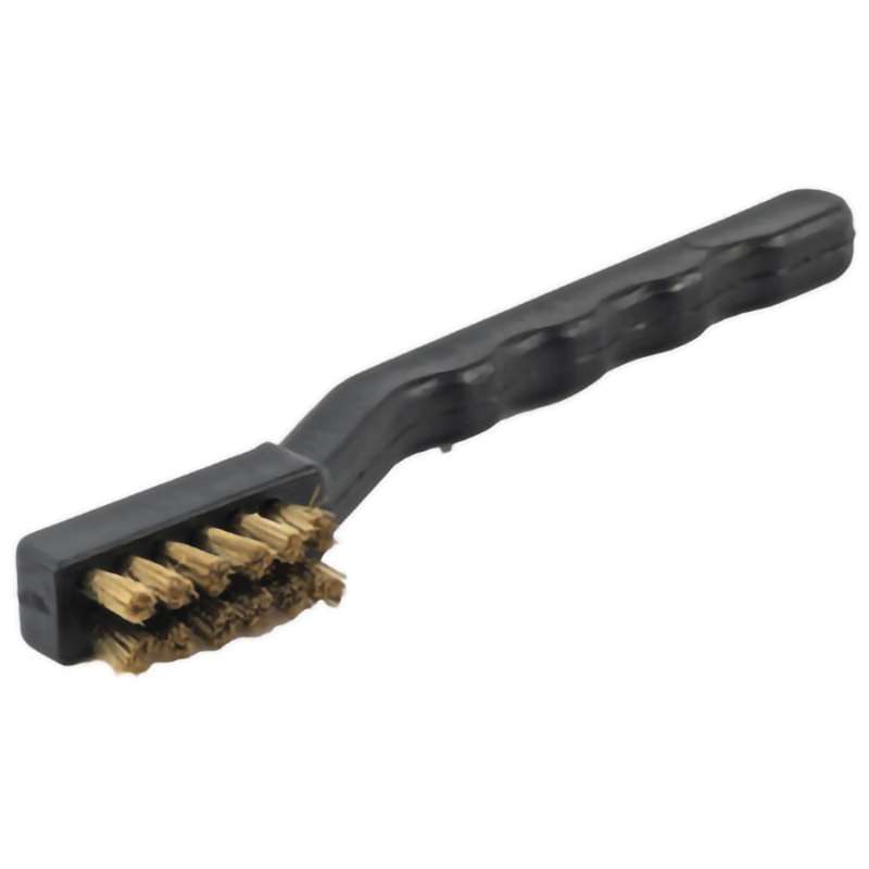 Brush, ESD, 1.2" Toothbrush Style, Brass Bristles